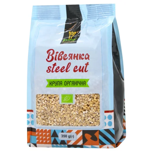 Вівсянка різана Екород Steel Cut 350г