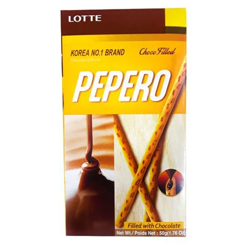 Соломка Lotte Pepero Nude з шоколадом 50г