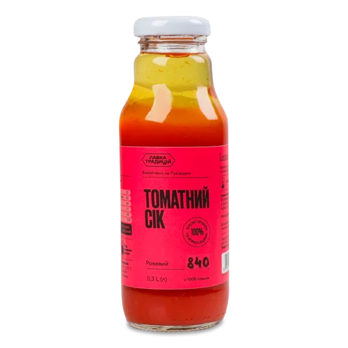 Сок Томатний Рожевий, Н/О, П/Пл, 1л