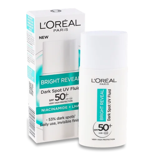 Флюїд Для Обличчя Проти Пігментних Плям SPF 50+ Bright Reveal Лореаль Парі 50мл