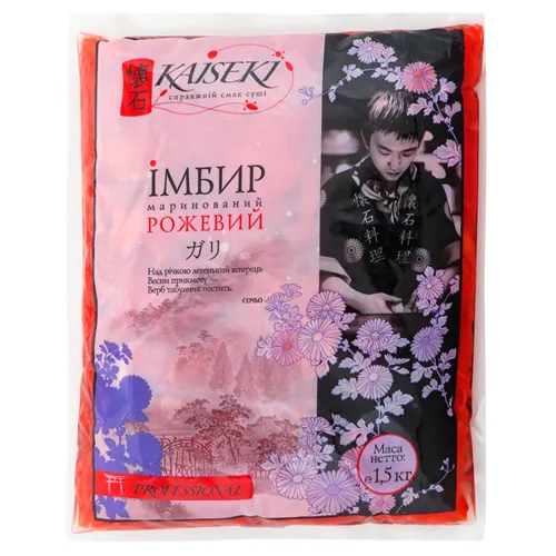 Імбир Kaiseki маринований рожевий 1,5кг