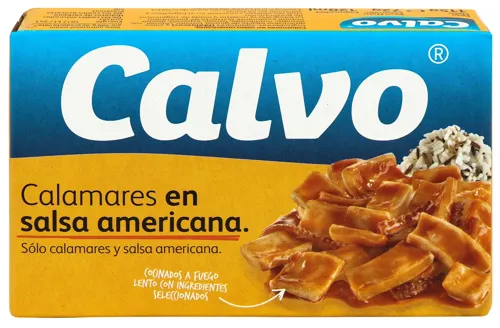 Кальмари в американському соусі CALVO 115г
