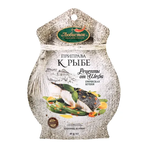 Приправа до риби Рецепти від шефа Любисток м/у 40г