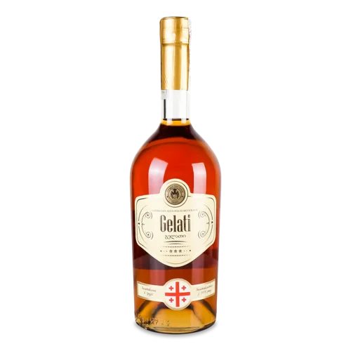 Алкогольний Напій 3 Зірки Gelati, Вищого Ґатунку, 0.5л, 40%