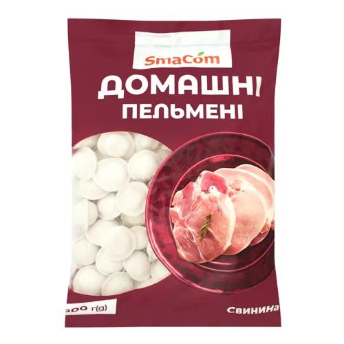 Пельмені Домашні зі свининою SmaCom м/у 800г