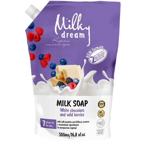 Мило рідке Milky Dream Білий шоколад і лісові ягоди 500мл