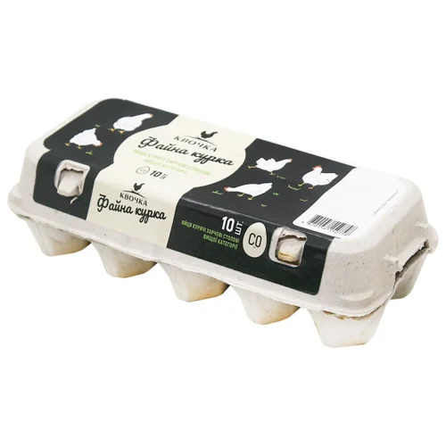 Яйця курячі Квочка Файна Курка С0 10шт