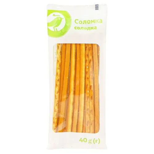 АШАН GB/СОЛОМКА СОЛОДКА 40Г