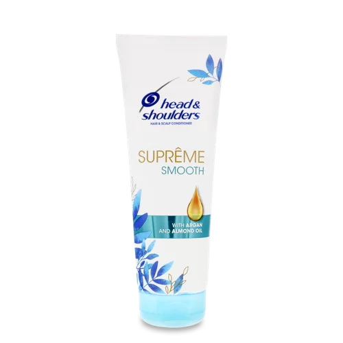 Бальзам-ополіскувач Для Волосся Argan And Almond Oil, Smooth Supreme, Head&Shoulders, 220мл