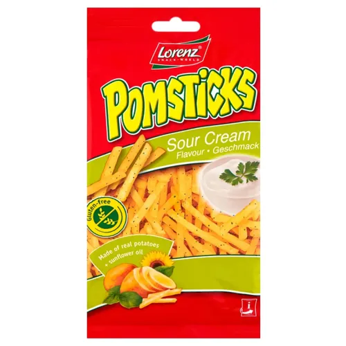 Соломка Lorenz картопляна зі смаком сметани 85г