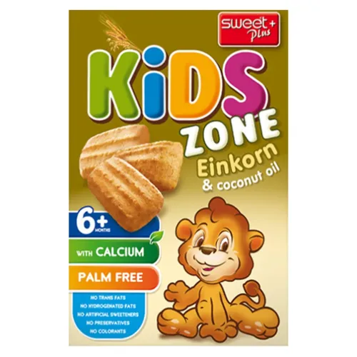 Печиво Kids Zone зі спельтою та кокосовою олією 200г
