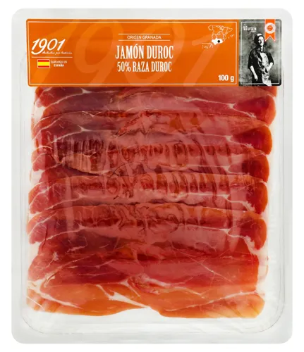 Хамон нарізаний слайсами Jamon Duroc 50%