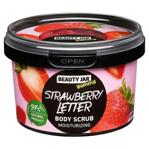 Скраб для тіла Beauty Jar Yummy Полуничний лист 360г