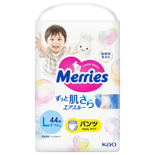 Підгузки-трусики Merries L 9-14кг 44шт