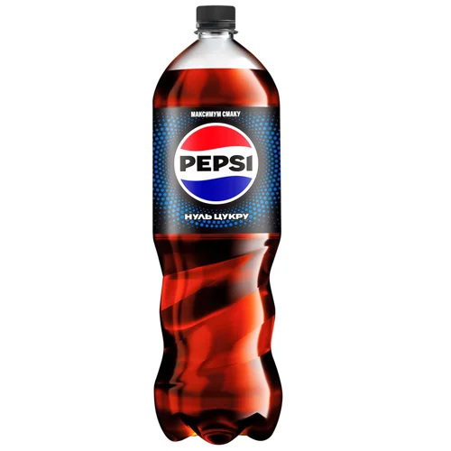 Напій безалкогольний сильногазований безкалорійний Black Pepsi 1.75л