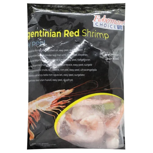 Хвости креветки Fisherman's Choice Аргентинські червоні в панцирі без голови свіжоморожені 16/20 800г