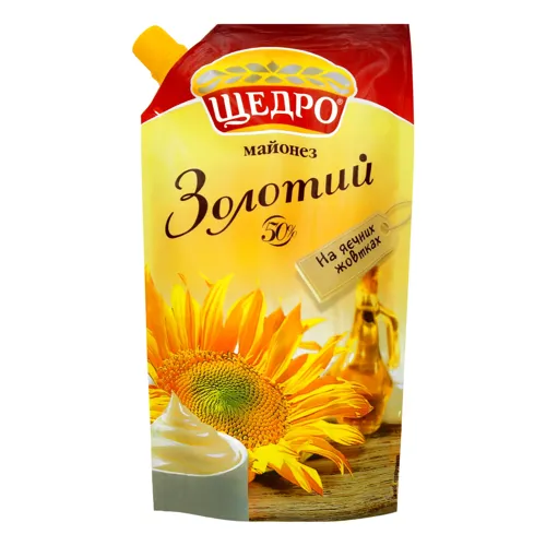 Майонез 50% Золотий Щедро д/п 350г