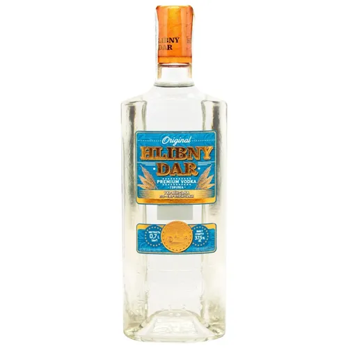 Горілка Hlibny Dar Українська по-європейськи 37,5% 0,7л
