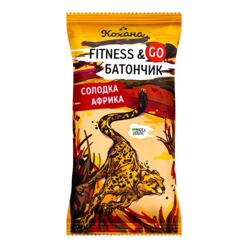 Батончик Солодка Африка Fitness&Go Кохана м/у 40г