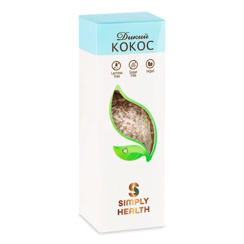 Цукерки Дикий Кокос, Вищого Ґатунку, Картонна Упаковка, 65г