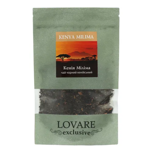 Чай чорний байховий листовий Kenya Milima Exclusive Lovare д/п 60г