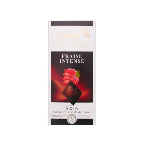 Шоколад темний Fraise Intense Excellence Lindt к/у 100г