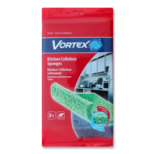 Кухонні Губки Целюлозні Vortex, 3 шт