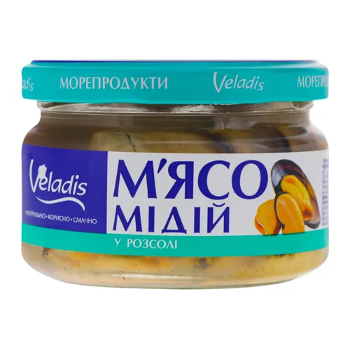 М'ясо мідій в розсолі Veladis 200г