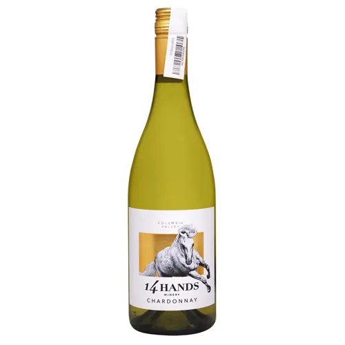 Вино 14 Hands Chardonnay біле напівсухе 13,5% 0,75л