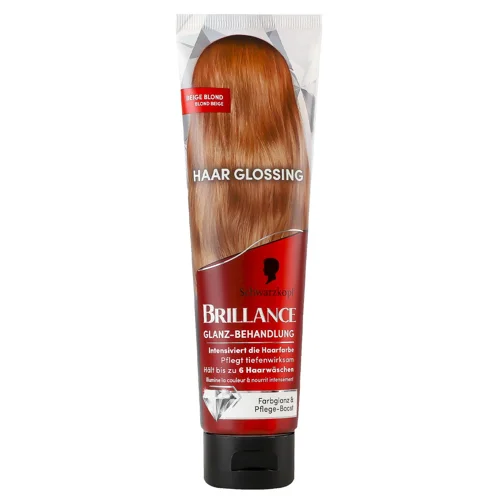 Бальзам для волосся тонуючий Brillance  Hair Gloss Золотиста карамель 150мл
