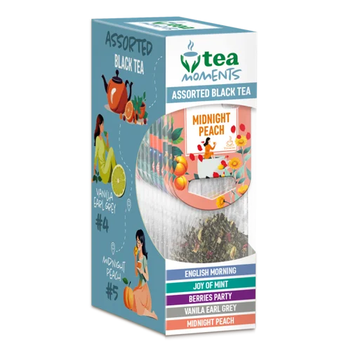 Чай Асорті Чорний Tea Moments, к/у 15шт