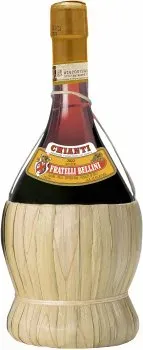 Вино Bellini Fiasco Chianti DOCG червоне сухе 0.75л 12.5%