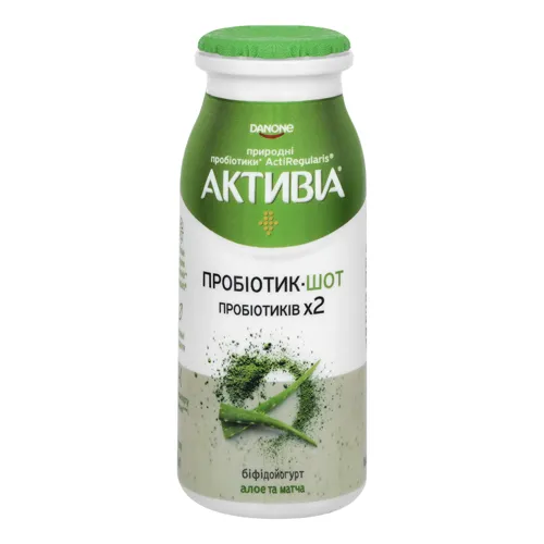 Біфідойогурт 1.4% Алое та матча Активіа 100г