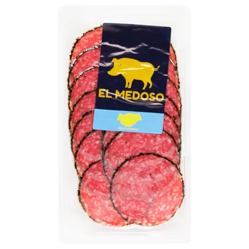 Ковбаса El Medoso Салямі Екстра з чорним перцем 80г