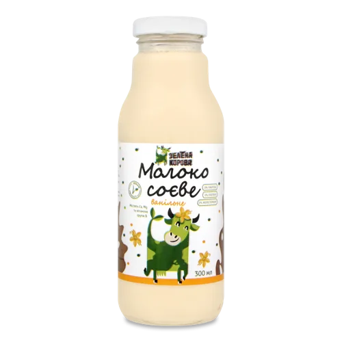 Напій Соєвий Ванільний, ТМ "Зелена Корова", 300 мл