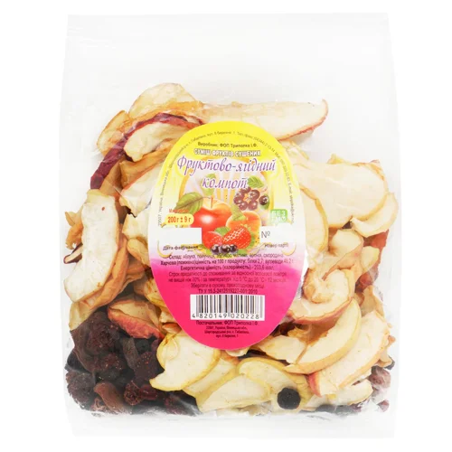 Суміш фруктів сушених Триполка Фруктово-ягідний компот 200г