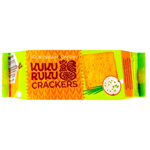 Крекер Kuku Ruku Сметана та цибуля 70г