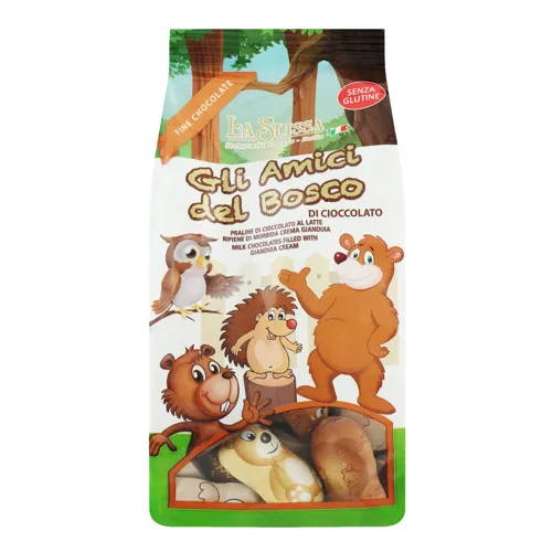 Цукерки шоколадні асорті з начинкою Gli Amici del Bosco La Suissa м/у 180г