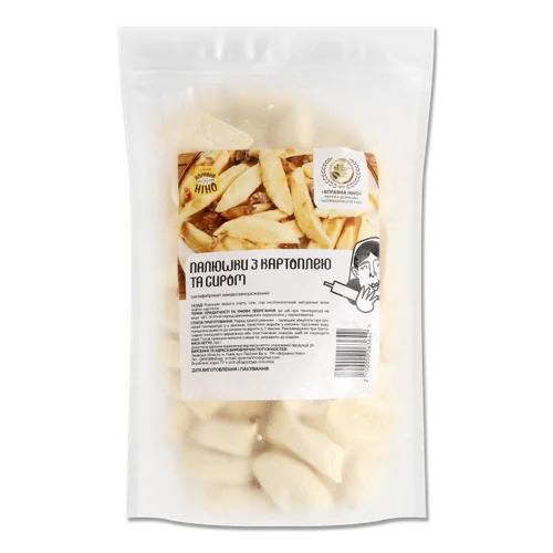 Палюшки Швидкозаморожені З Картоплею Та Сиром, в/ґ, 750г