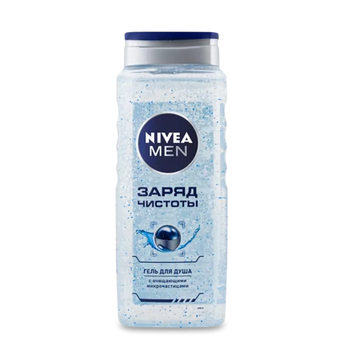 Гель для Душу Заряд Чистоти Nivea Men, 500 мл