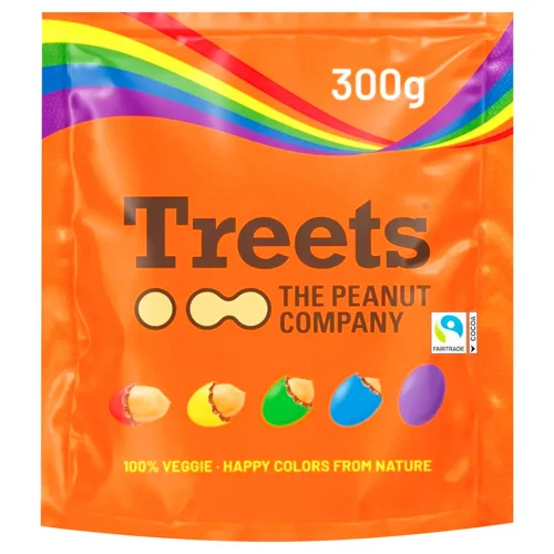 Драже Treets Арахіс в молочному шоколаді 300г