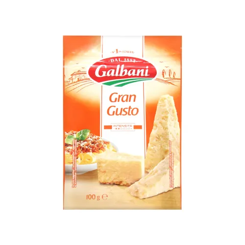 Сир 35% твердий тертий Gran Gusto Galbani д/п 100г