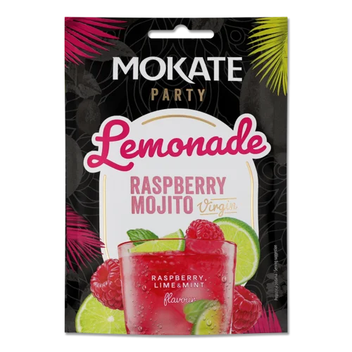 Напій Розчинний Зі Смаком Малина Мохіто Лимонад Party Mokate, д/п 40г