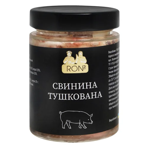 Свинина Ron тушкована 310г