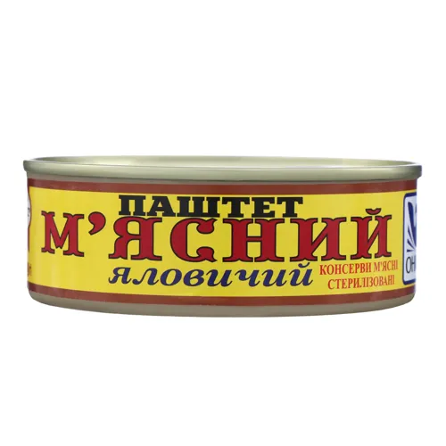 Паштет м'ясний яловичий Онисс з/б 240г