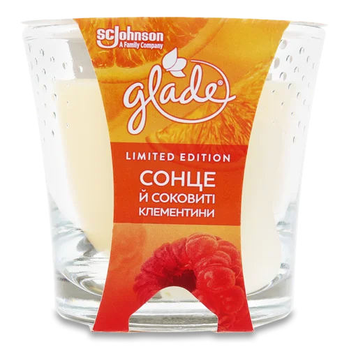 Свічка Сонце й Соковиті Клементини Glade, В/ґ, 1шт
