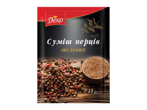 Прянощі Суміш перців мелена Деко 15г