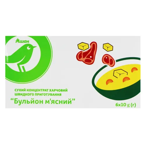 Бульйон Ашан м'ясний 60г