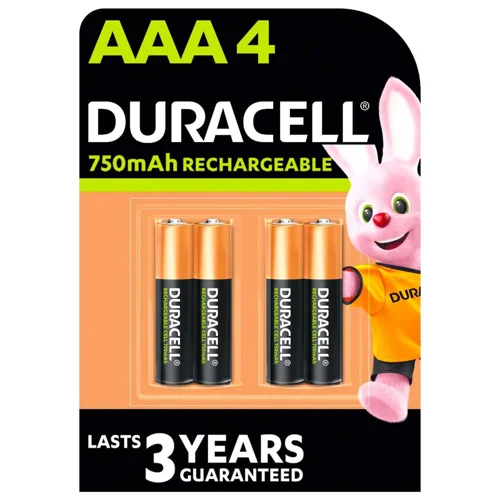 Акумулятори Duracell Recharge ААА 750mAh 4шт
