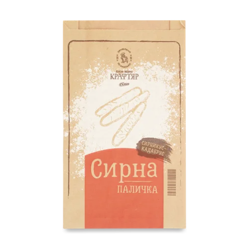 Сирна Паличка Крафтяр Конві-Пак, Пакет паперовий 270х160х40мм №779348, в/к, 1шт